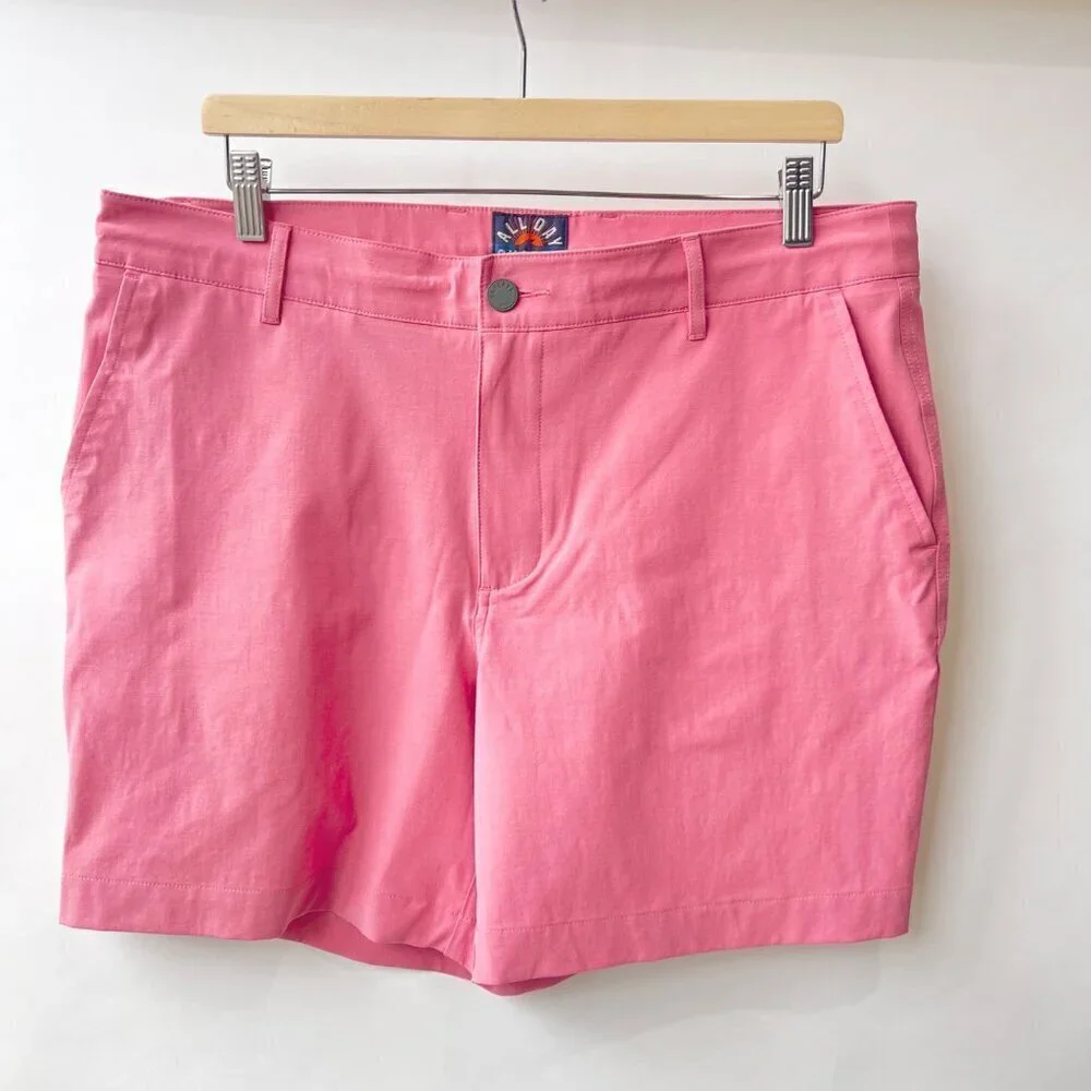 Faherty Men All day shorts , pink, Size 35 B168